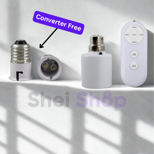 Wireless Remote Lamp Holder – Easy Plug & Play Light Control