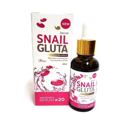 Snail Gluta Collagen Gold Face Serum (40ml)