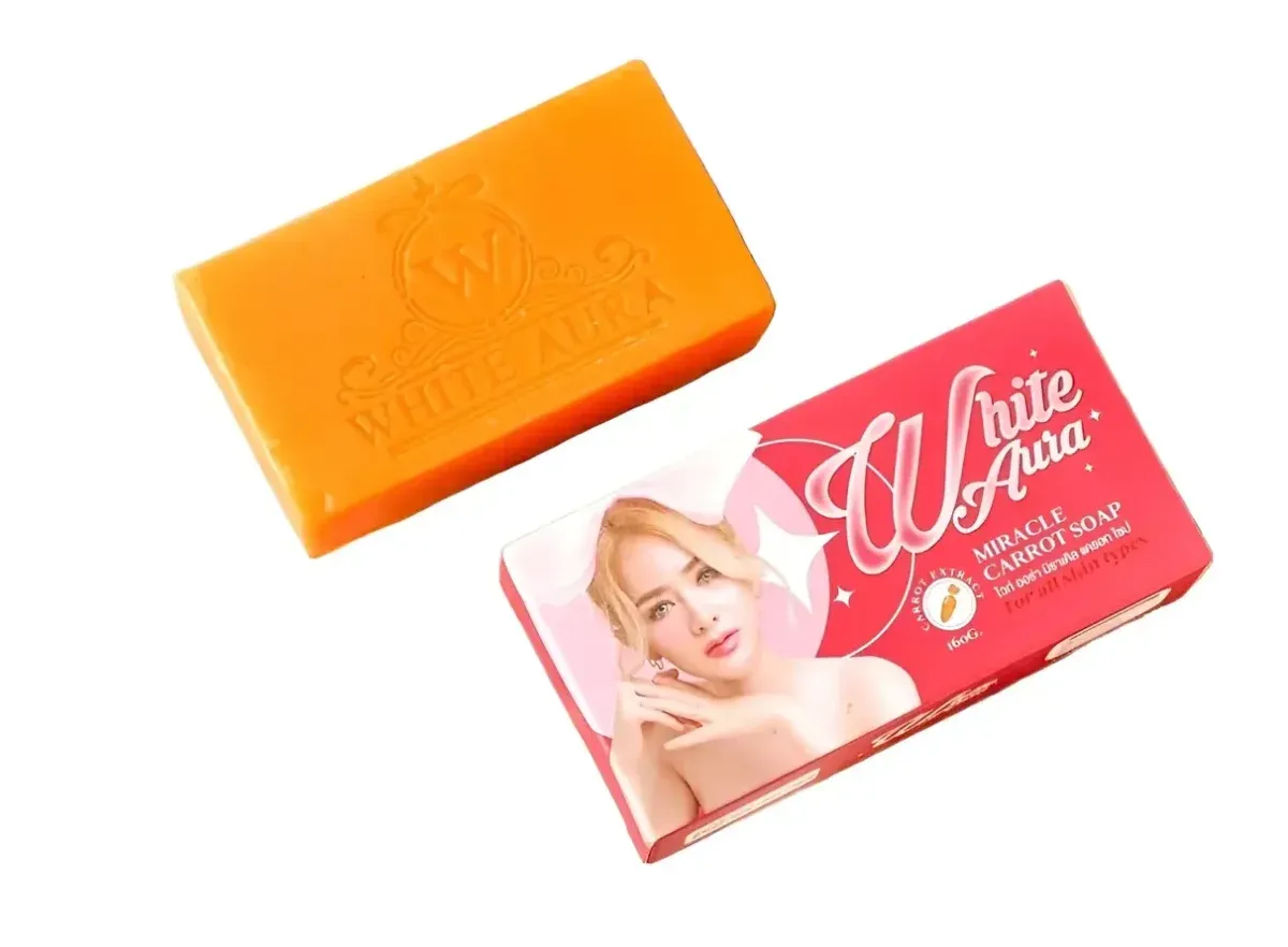 White Aura Miracle Carrot Soap 160g