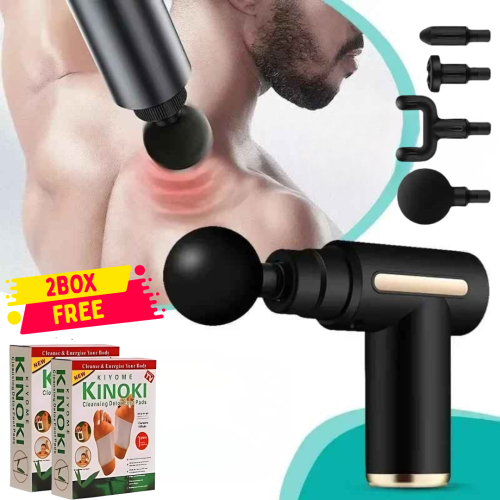 Mini Massager and Kinoki 2Pcs Combo