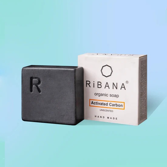 RiBANA Activated Carbon Soap - 95gm