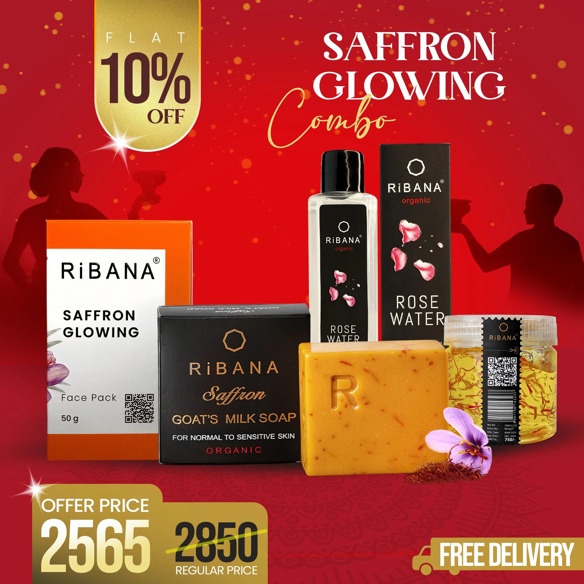 Ribana Saffron Glowing Combo - 10% Discount
