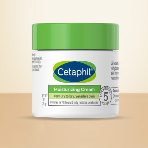 Cetaphil Moisturizing Cream for Very Dry to Dry, Sensitive Skin 28g