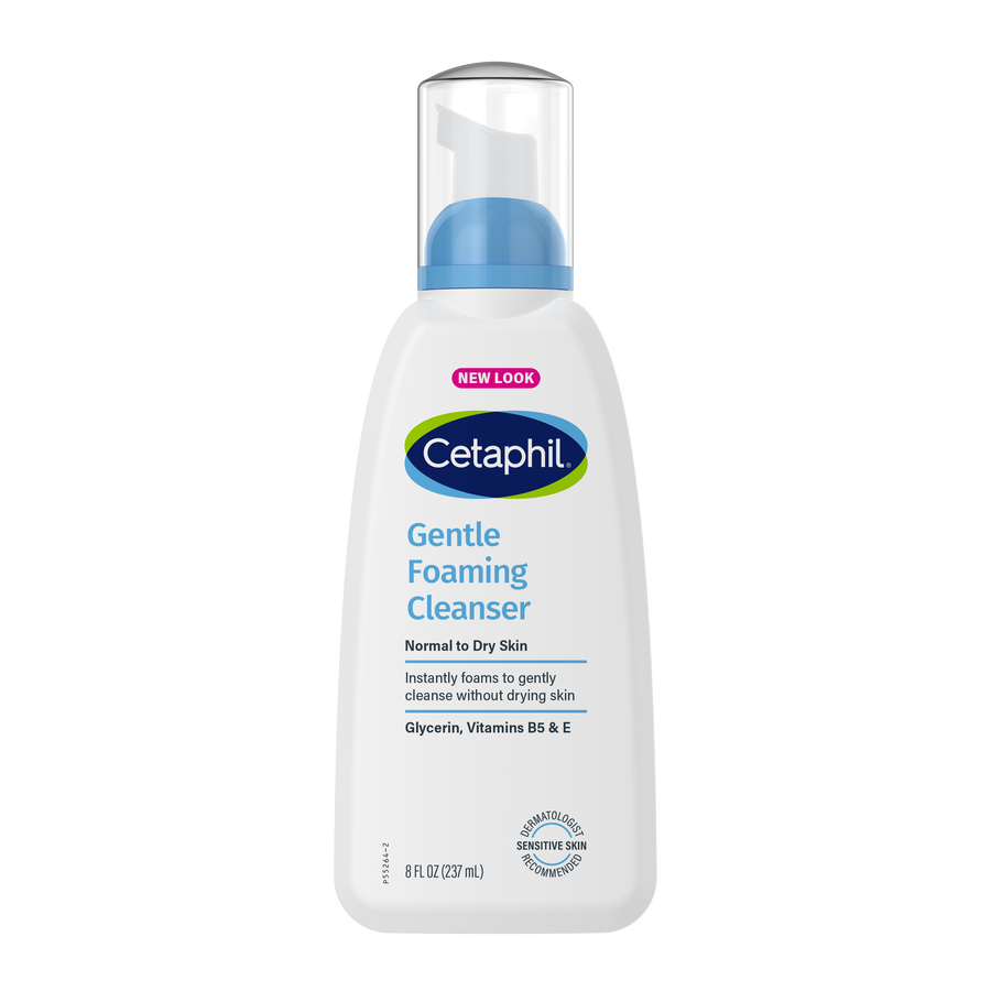 Cetaphil Gentle Foaming Cleanser Normal to Dry Sensitive Skin 237ml
