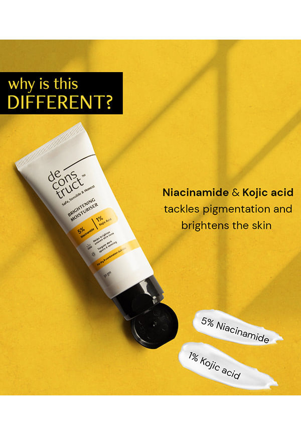 Niacinamide Brightening Moisturizer- 5% Niacinamide + 1% Kojic Acid + 5% Vitamin C + Vitamin E