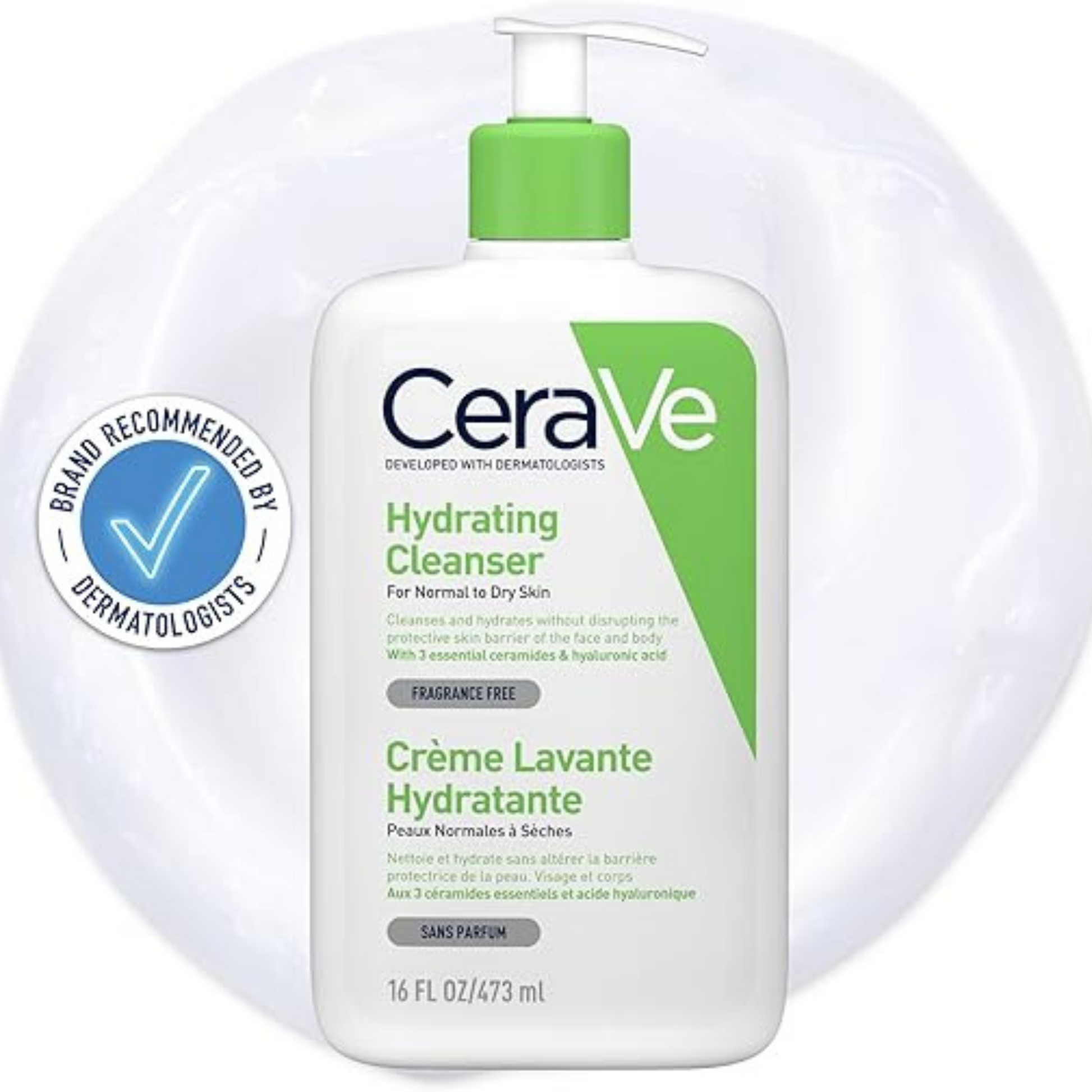 CeraVe Hydrating Cleanser For Normal To Dry Skin (473ml)