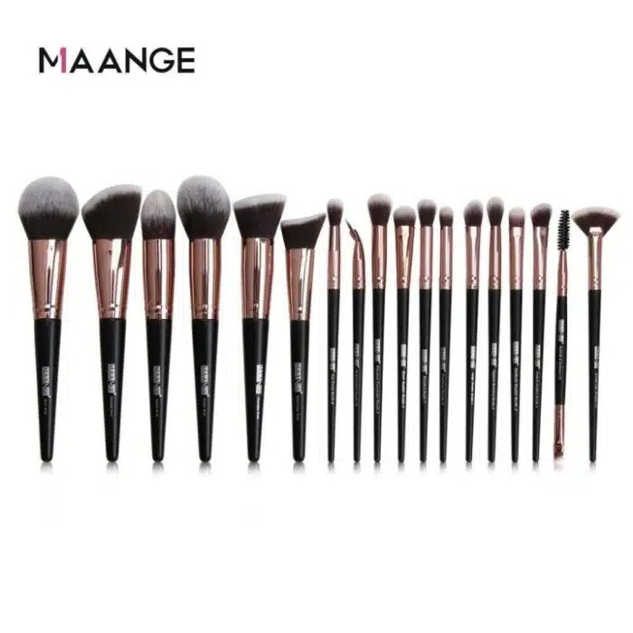 Maange 18 Piece Makeup Brushes Set – Black Color