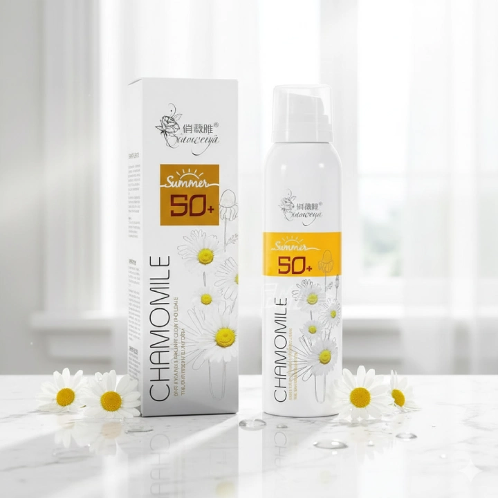 Chamomile Whitening Spray Sunscreen SPF 50+ - Shei Shop