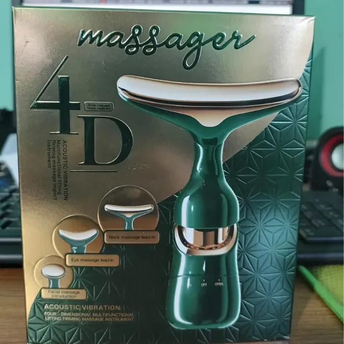 3 In 1 Face Massager Neck & Eye Microcurrent Device | Skin Rejuvenation Anti-Aging Beauty Tool